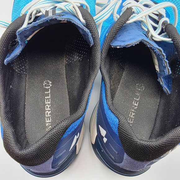 Merrell Bare Access Flex Shoes Mens Size 8.5 Blue Cyan Athletic Running Walking - Picture 7 of 13